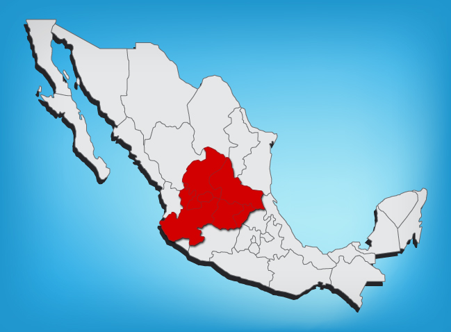 Lowlands area in Mexico